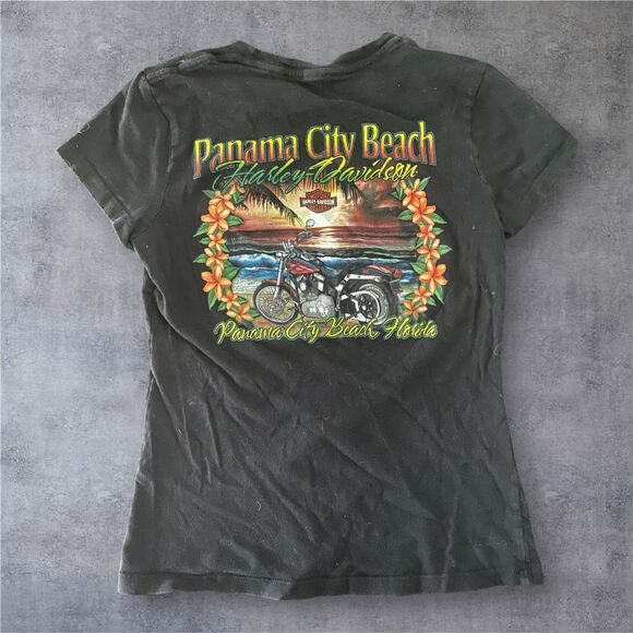Harley-Davidson Graphic Tee • XS/SM • Double-Sided Panama City Beach - Picture 2 of 3